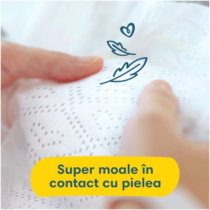 Scutece Pampers Premium Care Mega Box Marimea 2, 4-8 kg, 136 buc - 2 | YEO