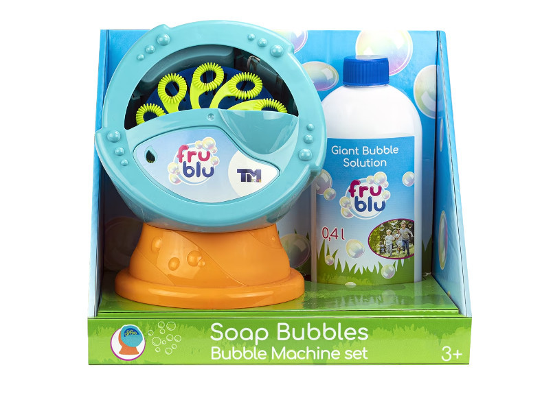 Set baloane de sapun Fru Blu - Bubble machine, cu solutie baloane 400 ml