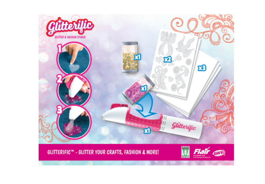 Set creativ Glitterific - Aplicare si aspirare sclipici - 2 | YEO