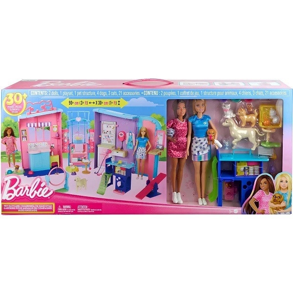 Set de joaca Barbie - Salon pentru îngrijirea animalelor de companie