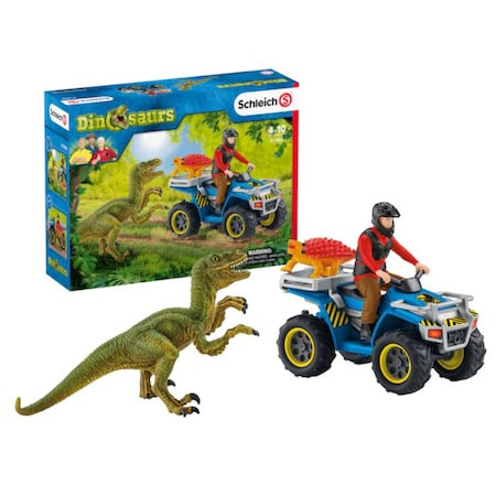 Set figurine Schleich, Fuga pe ATV