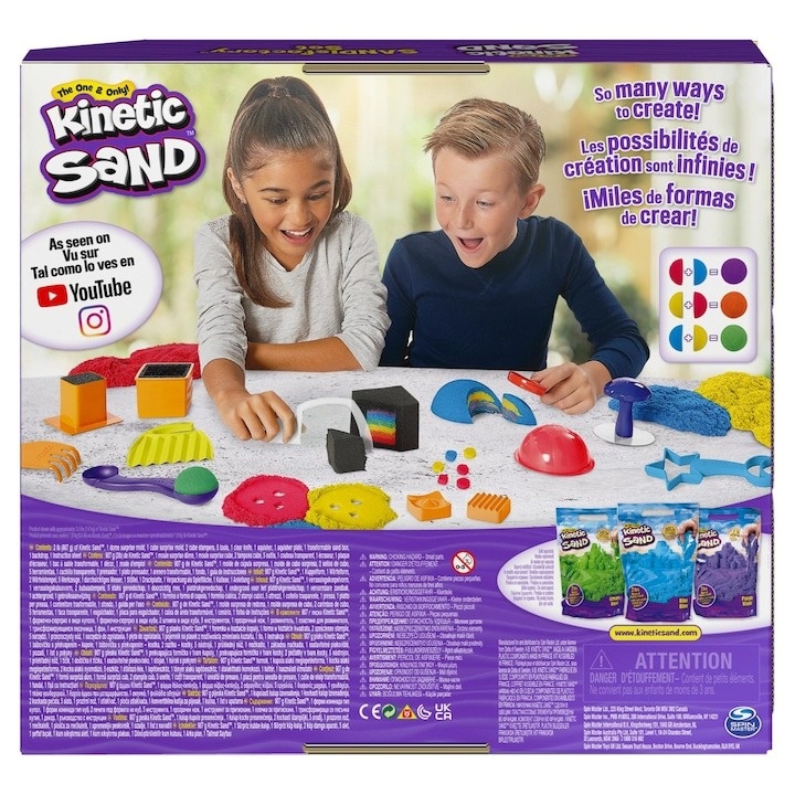 Set Kinetic Sand - Sandisfactory, 907 g