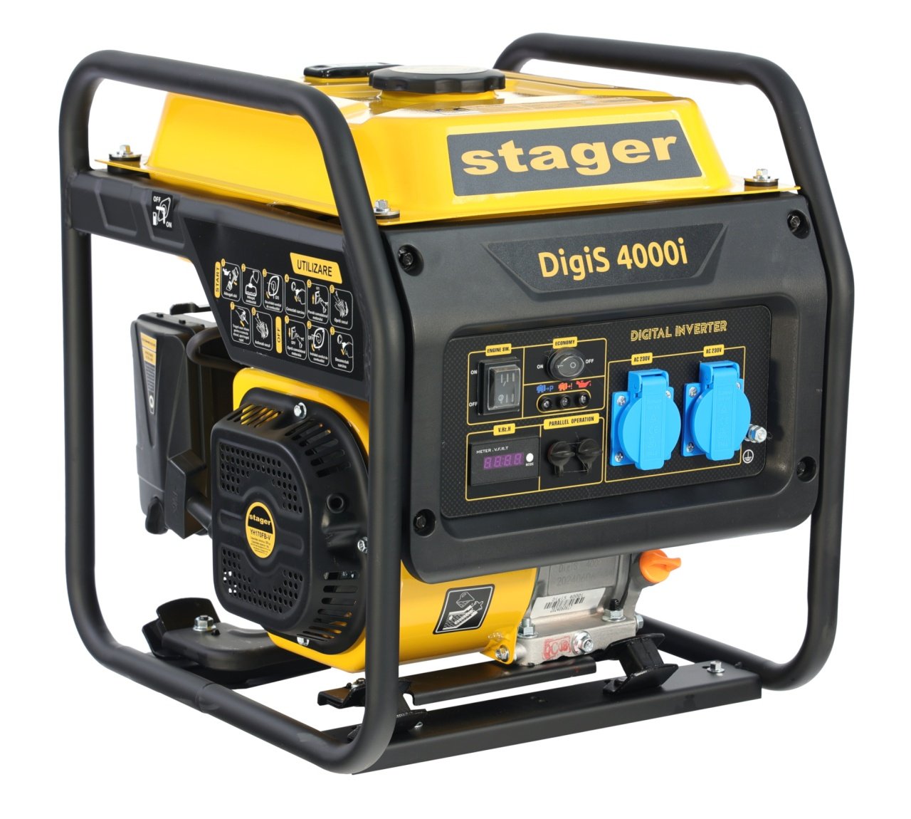 Stager DigiS 4000i Generator digital invertor open-frame 4kW, monofazat, benzina, G2