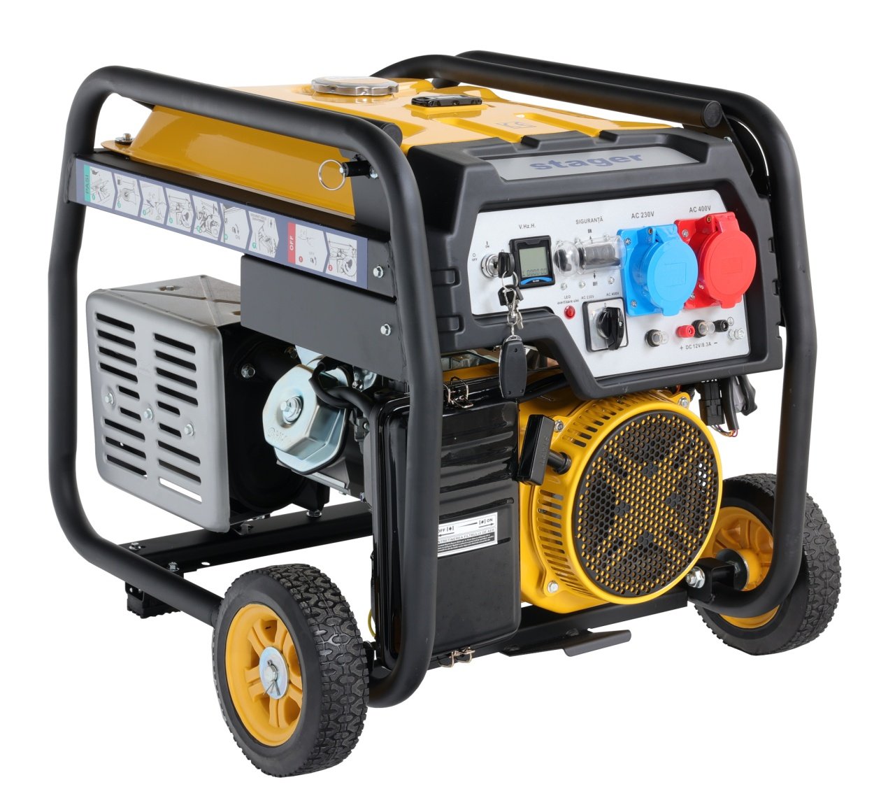 Stager FD 10000ER-E3R Automatic Generator curent dual 230V/400V, 8.5kW, benzina, conector ATS, multistart