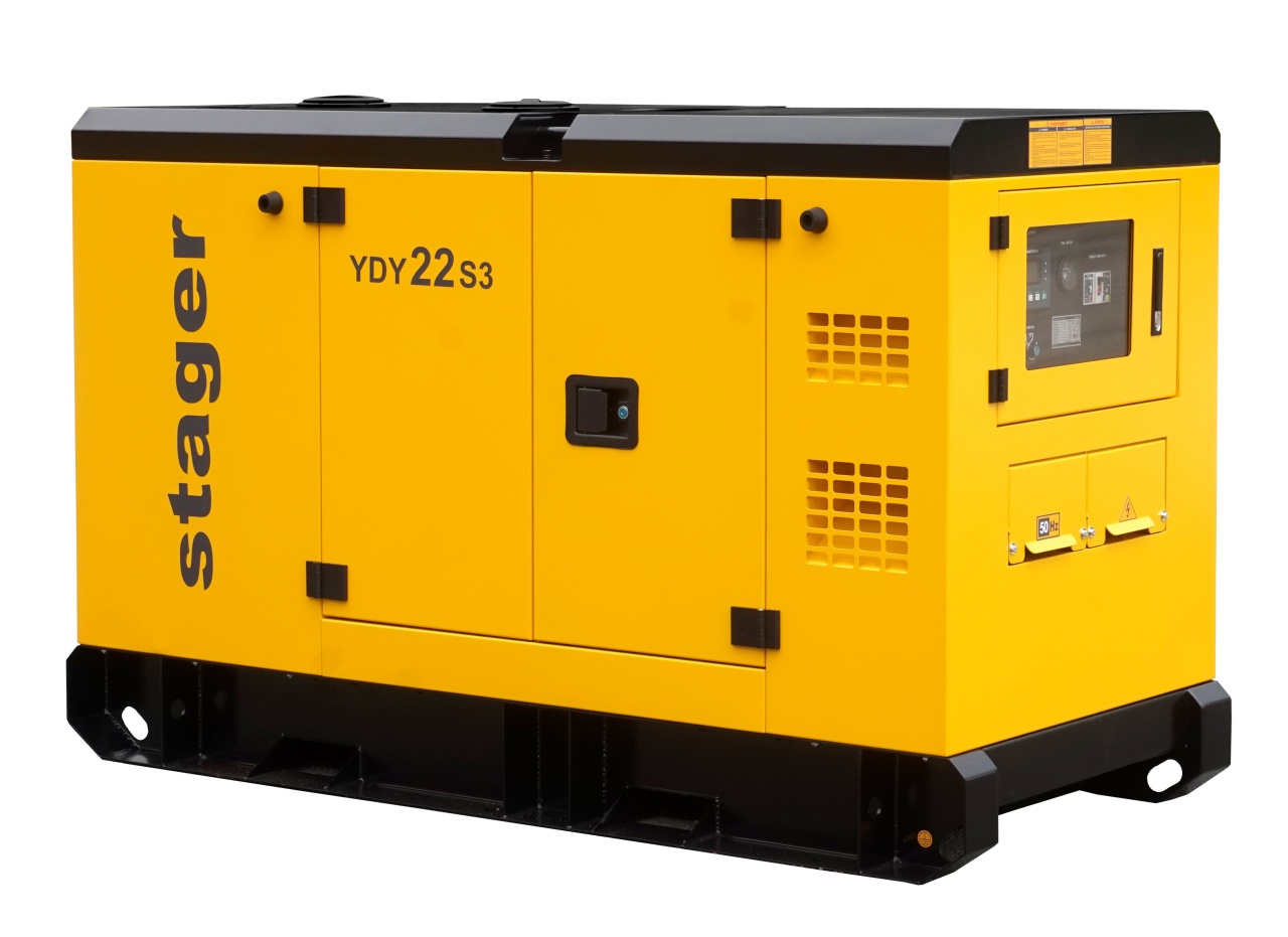 Stager YDY22S3 Generator insonorizat 22kVA, 29A, 1500rpm, trifazat, diesel - 1 | YEO