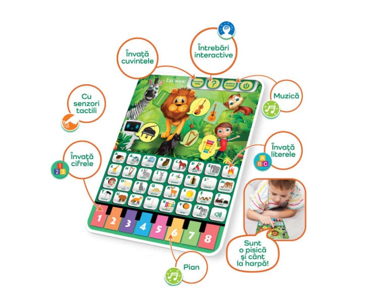 Tableta Educativa Interactiva Noriel, Lexibook Animale - 1 | YEO