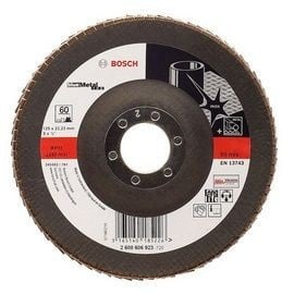 Bosch Disc de slefuire evantai X571, Best for Metal D=180mm G=80, cu degajare