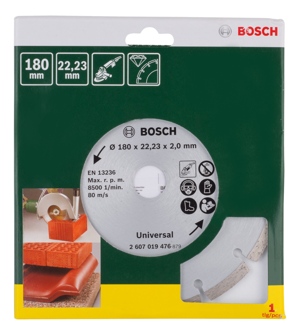 Bosch Disc de taiere diamantat pentru materiale de constructii 180mm - 1 | YEO