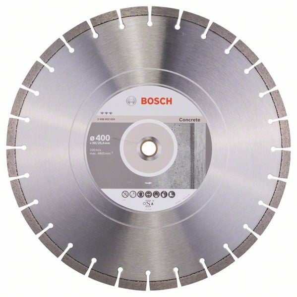 Bosch Disc diamantat Best pentru beton 400x20.00+25.40x3.2mm