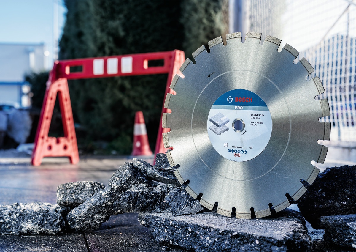 Bosch Disc diamantat Pro asfalt 350x20/25.4x3.2x12mm - 2 | YEO