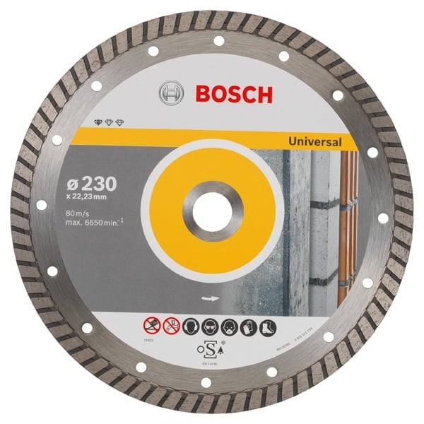 Bosch Disc diamantat universal Professional Turbo 2.5x22.23x230mm