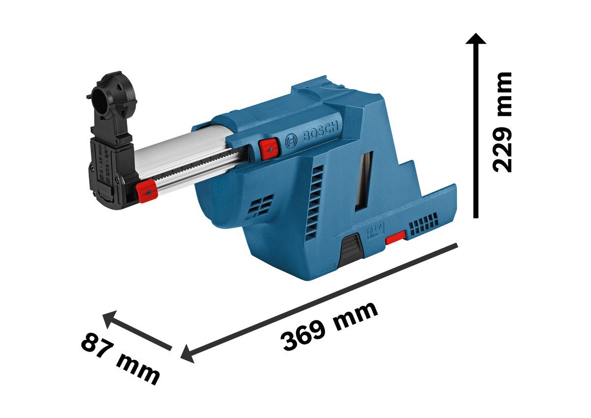 Bosch GDE 18V-16 Sistem de extractie a prafului pentru ciocanele GBH 18V-26 F