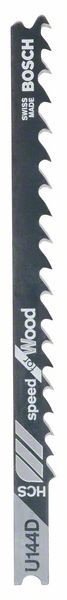 Bosch Set 3 panze fierastrau vertical U 144 D Clean for Wood, 100mm