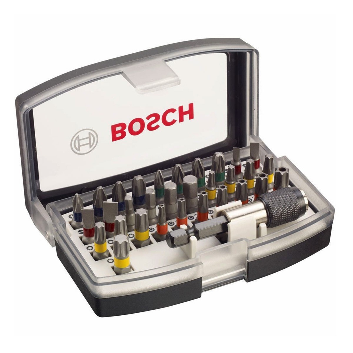 Bosch Set 32 buc capete de surubelnita, PH1; PH2; PH2; PH3; PZ1; PZ2; PZ2; PZ3; HEX 3