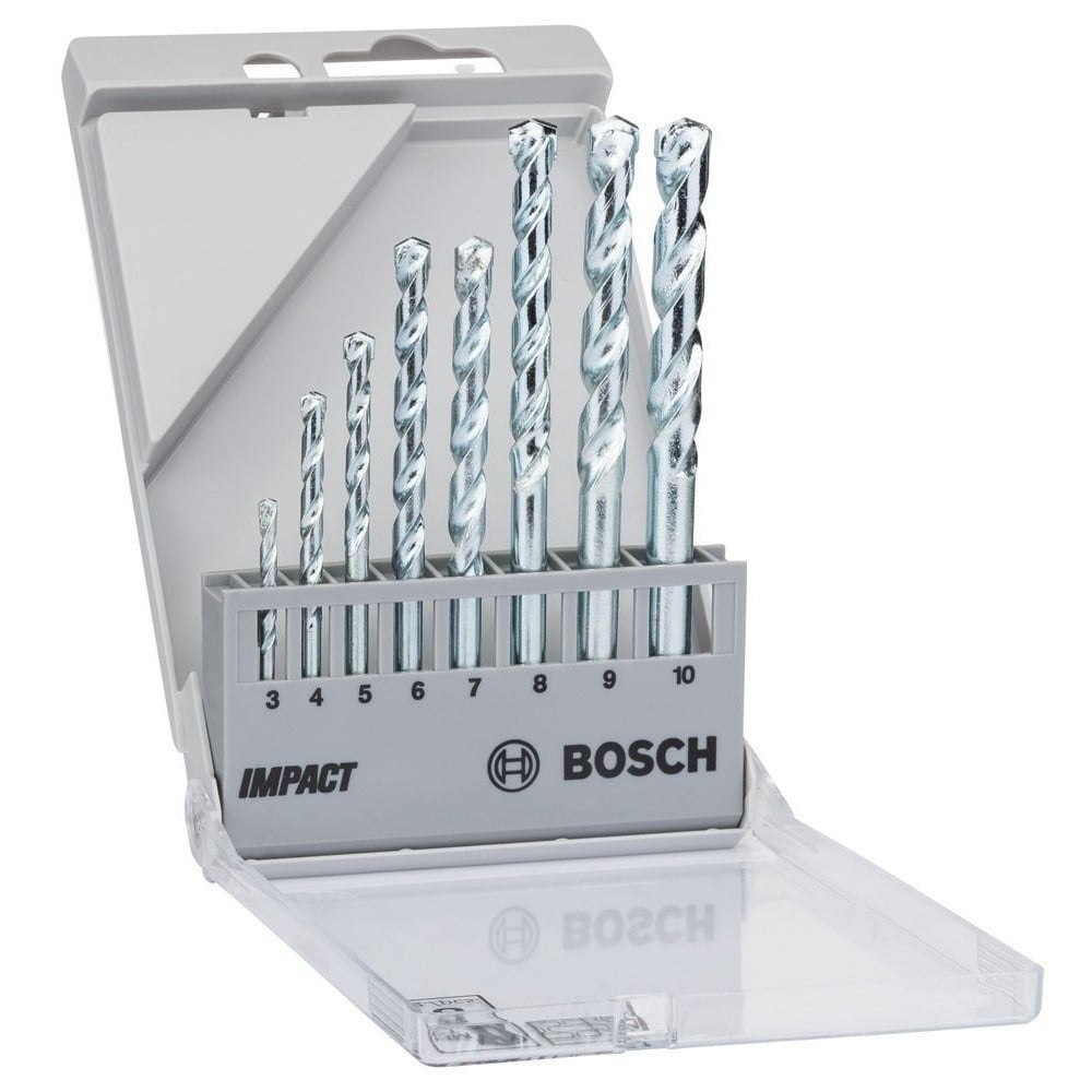 Bosch Set 8 burghie pentru piatra CYL-1, D3-10mm