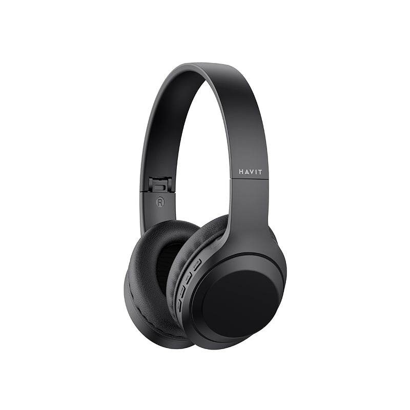 Casti wireless HAVIT H628BT, pliabile, bluetooth 5.1, Negru