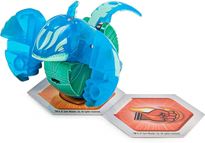 Figurina Bakugan Evolutions Platinum Series, Warrior Whale, Albastru, 6 cm - 1 | YEO