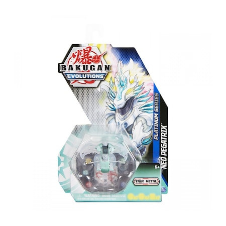 Figurina metalica Bakugan Evolutions Platinum S4, Neo Pegatrix 3 cm SPM 20136015