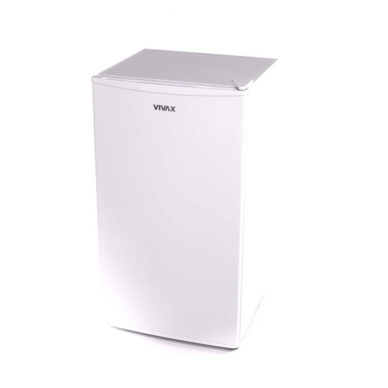 Frigider cu o usa VIVAX TTR-93E+, 93L, Clasa E, Termostat reglabil, Iluminare interioara, Compartiment gheata, Usa reversibila, Suprafata painted metal, 3 Rafturi metalice, H 85 cm, Alb - 2 | YEO