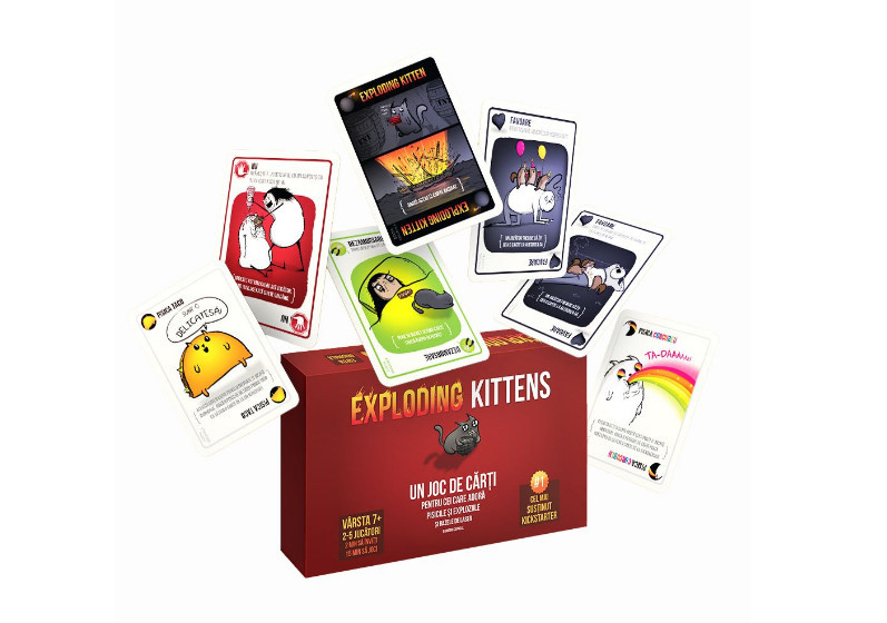 Joc Asmodee - Exploding Kittens Original