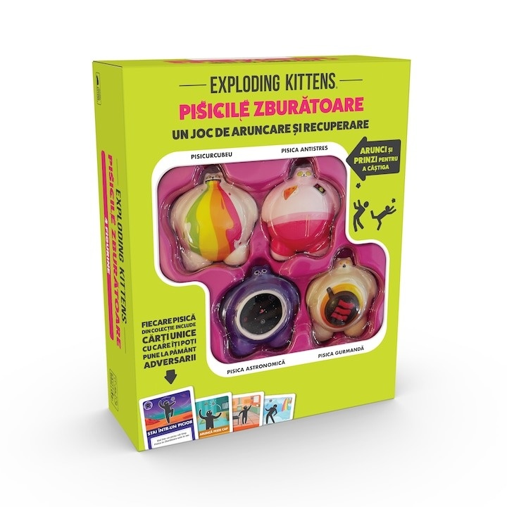 Joc Exploding Kittens, Pisicile zburatoare, lb. romana - 4 | YEO