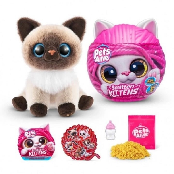 Jucarie de plus surpriza Pets Alive - Motanas Interactiv, Smitten Kittens - 2 | YEO