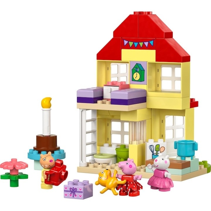 LEGO® DUPLO® - Casa aniversara a Purcelusei Peppa 10433, 59 piese - 2 | YEO