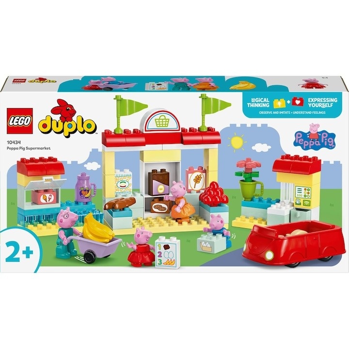 LEGO® DUPLO® - Supermarketul Purcelusei Peppa 10434, 70 piese