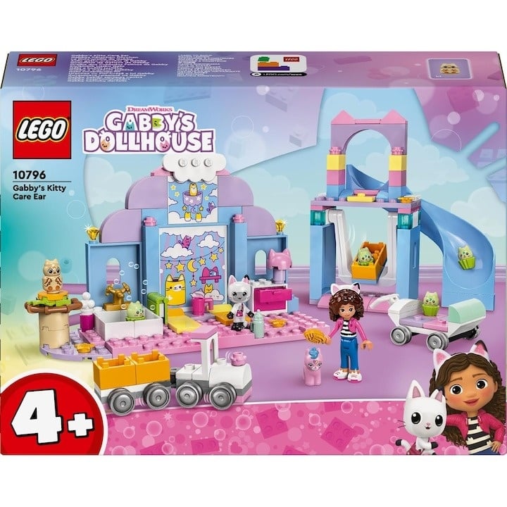 LEGO® Gabby\'s Dollhouse - Urechea cu Pisi-Cresa a lui Gabby 10796, 165 piese