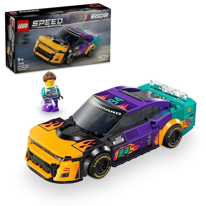 LEGO® Speed Champions - NASCAR® Next Gen Chevrolet Camaro ZL1 76935, 328 piese - 2 | YEO