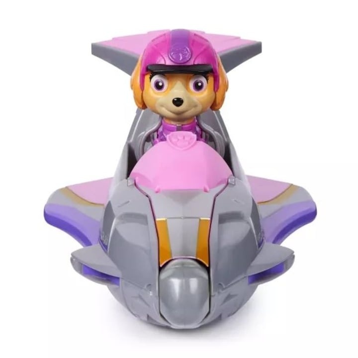 Masinuta cu figurina Paw Patrol - Masina avion a lui Skye