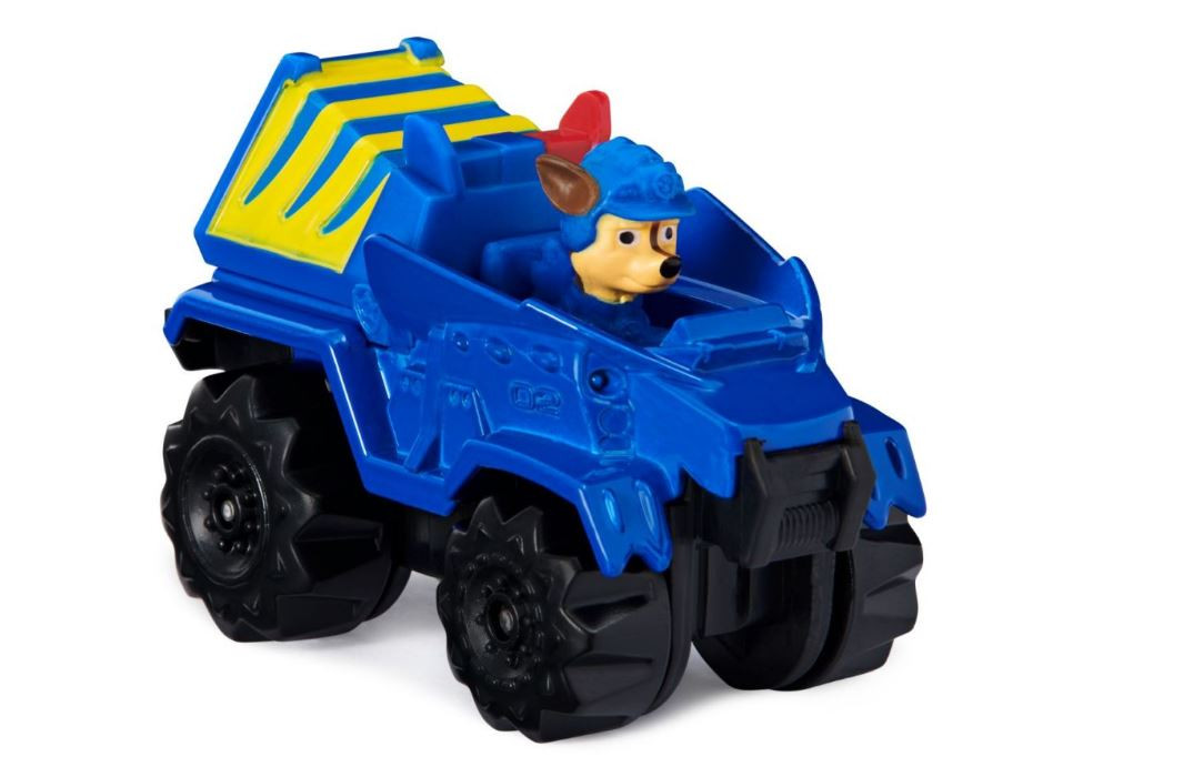 Masinuta Paw Patrol Dino Rescue, Chase, Albastru, 10 cm