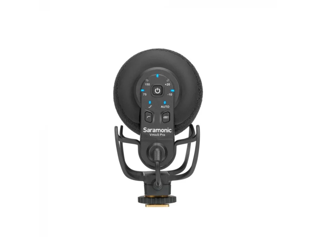 Microfon Saramonic Vmic5 ProAuto On/Off, TRS & TRRS, Negru - 1 | YEO
