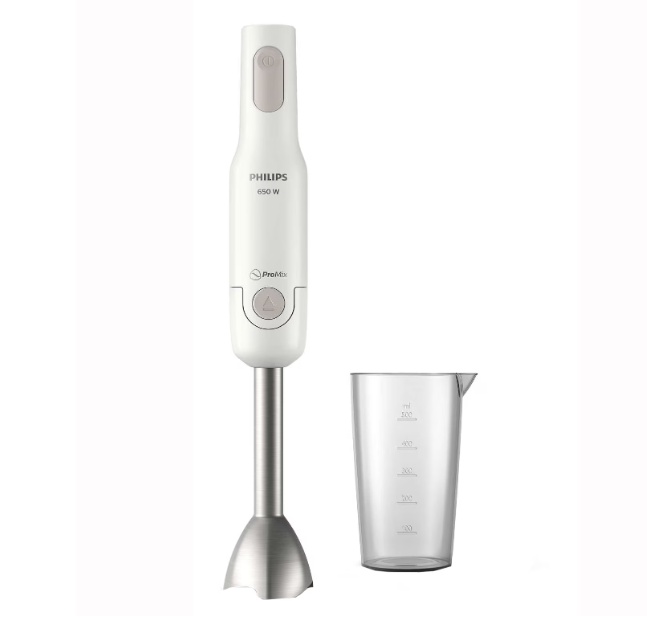 Mixer vertical Philips ProMix HR2534/00, 650 W, Alb