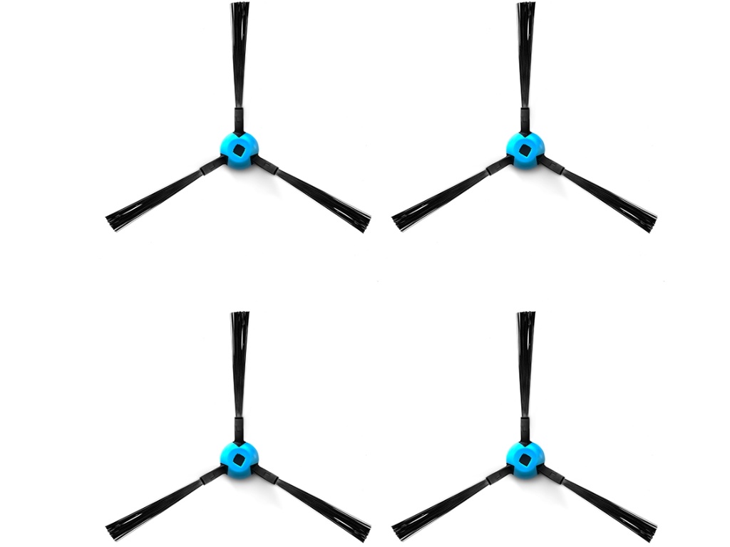 Set 6 accesorii compatibile cu Robot Tesla VCR600W2 perii laterale, 2 perii principale,2 filtre HEPA