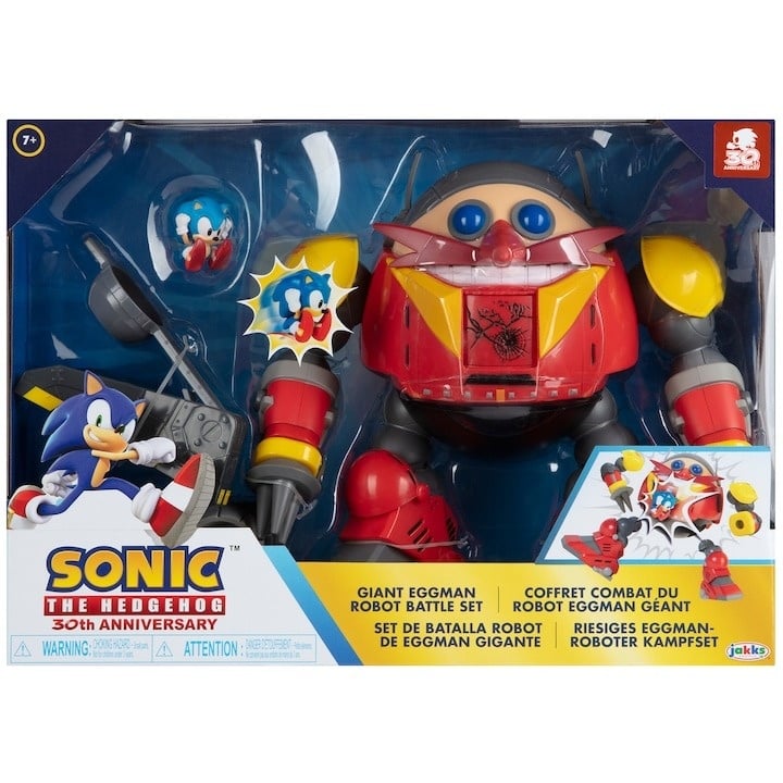 Set de joaca Nintendo Sonic - Giant Eggman Robot, editie aniversara, cu figurina