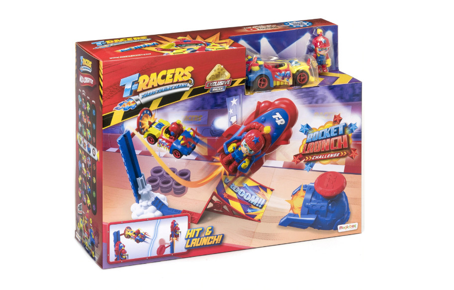 Set de joaca T-Racers - Lansarea rachetei