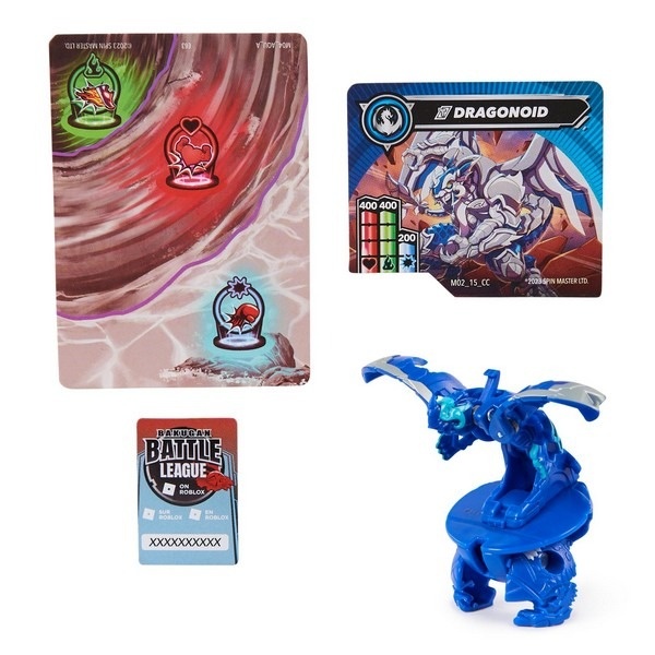 Set Figurine Bakugan Titanium - Dragonoid - 1 | YEO