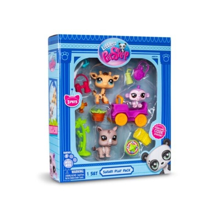 Set Figurine Safari Playpack, Littlest Pet Shop, Multicolor