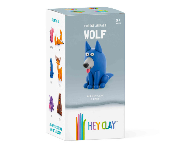 Set Hey Clay Forest Animals - Lup