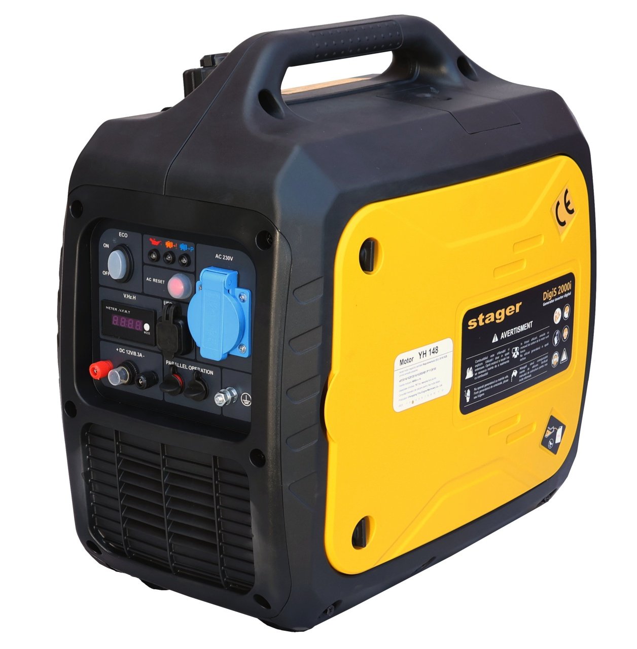 Stager DigiS 2000i Generator digital invertor insonorizat 2kW, monofazat, benzina - 1 | YEO