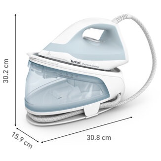 Statie de calcat cu abur Tefal Express Optimal SV4210E0, 1.3 litri, 6 bar, 2200 W, Alb / Albastru - 2 | YEO