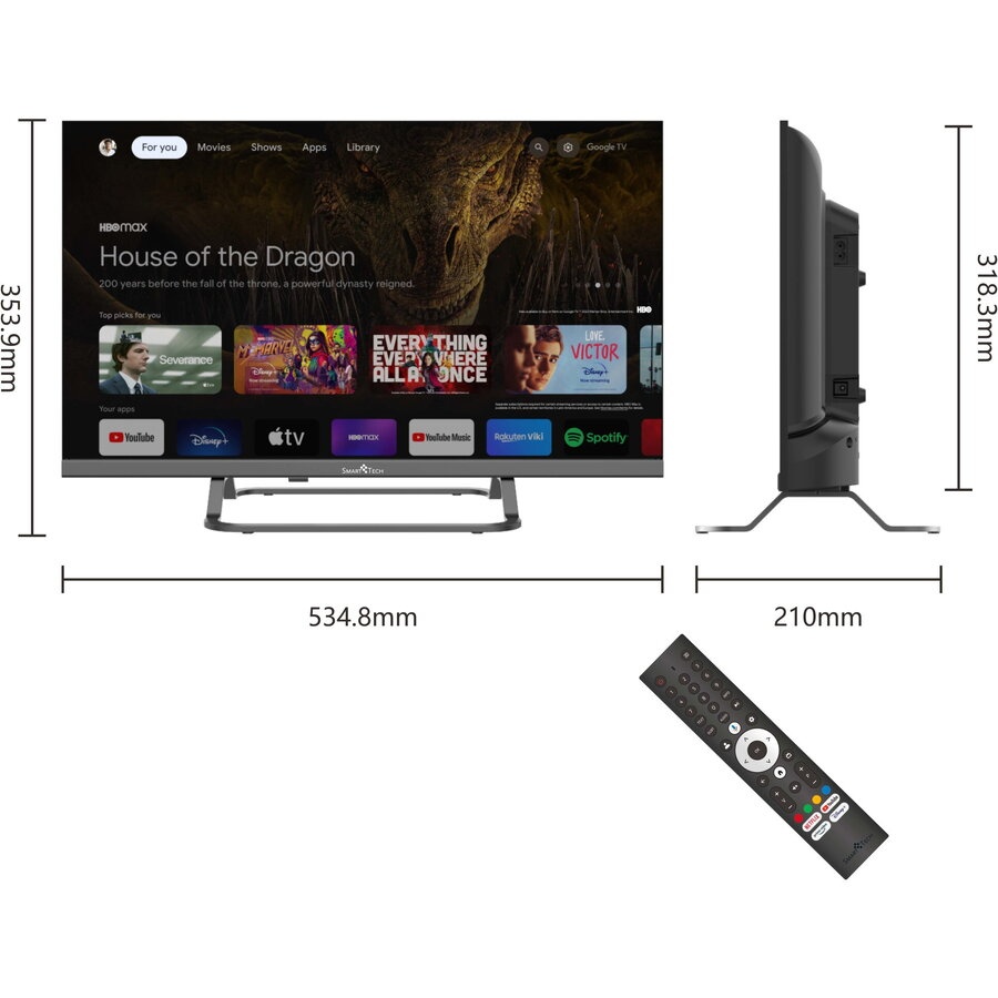 Televizor LED Google TV SmartTech 24HG01VC, 60 cm - 2 | YEO