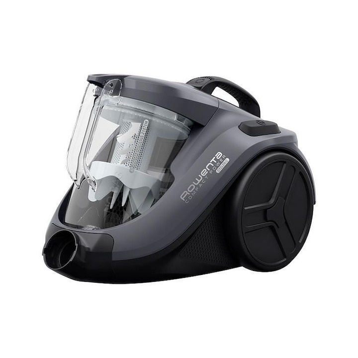 Aspirator fara sac Rowenta, RO3726EA, Compact Power Cyclon, 750 W, gri - 3 | YEO