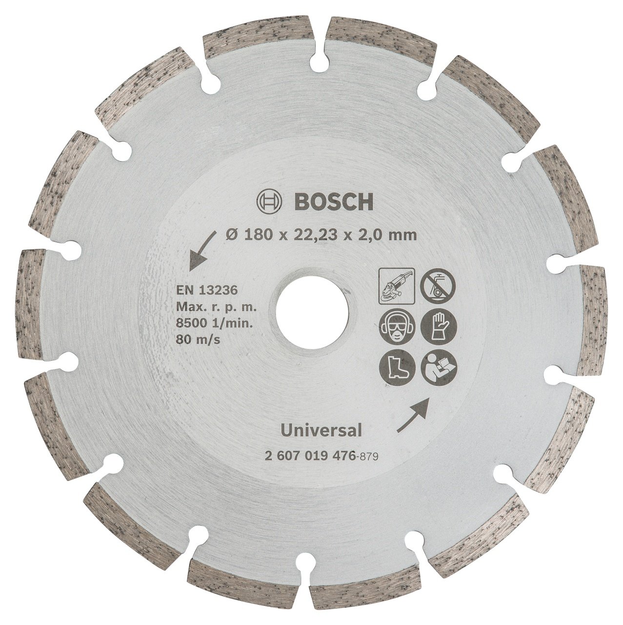 Bosch Disc de taiere diamantat pentru materiale de constructii 180mm