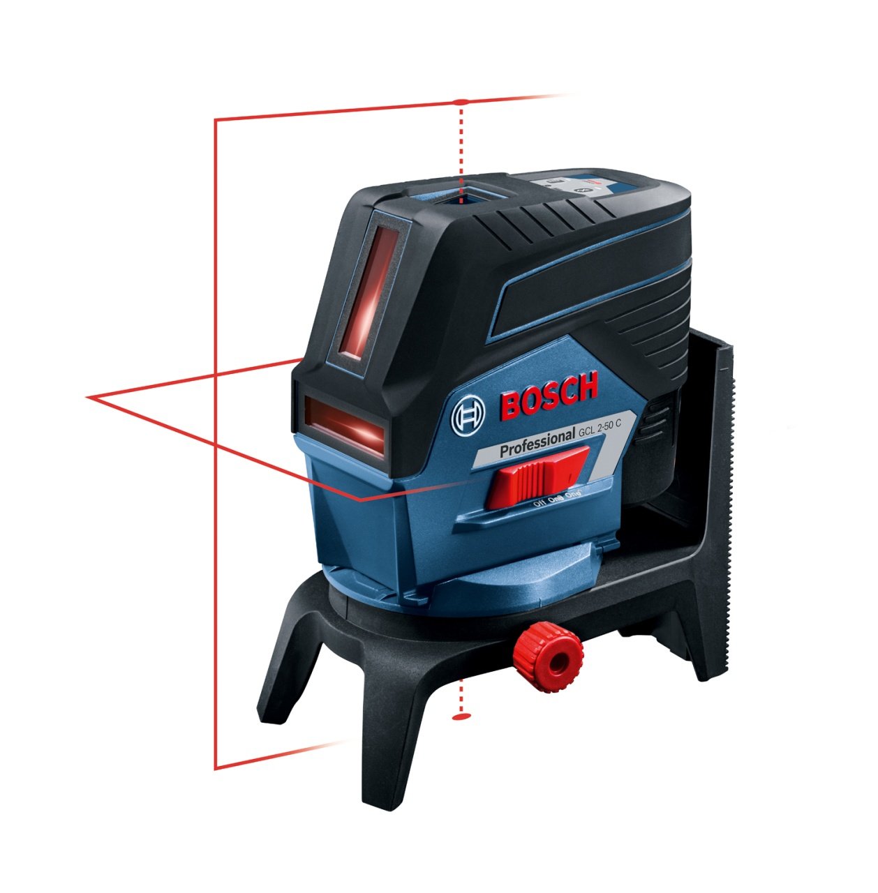 Bosch GCL 2-50C + RM2 + BM3 + Set nivela laser cu linii + Clema pentru tavan + L-BOXX - 1 | YEO