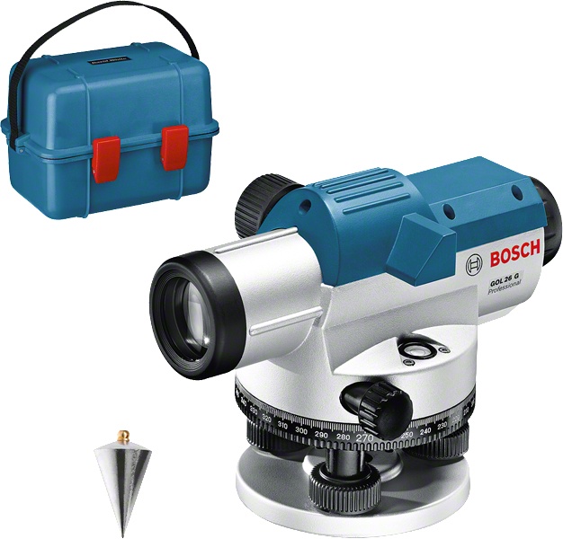 Bosch GOL 26 G Nivela optica, factor marire 26x, precizie 1.6 mm/30 m - 1 | YEO