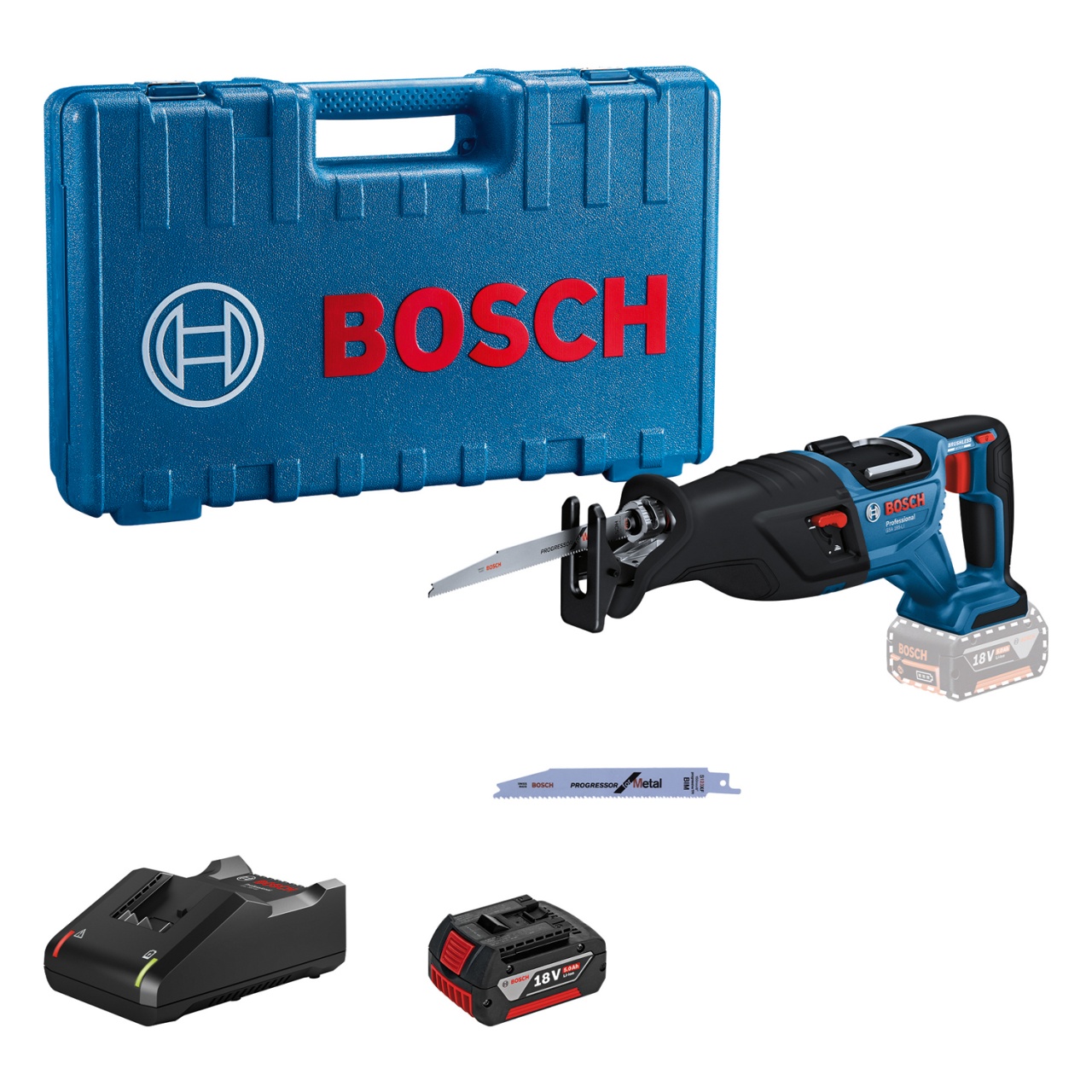 Bosch GSA 185-LI Fierastrau sabie, 1acumulator, 5AH, 28x230mm