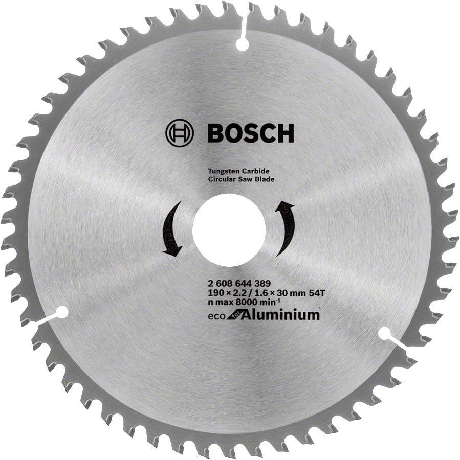 Bosch Panza ferastrau circular Eco for Aluminium, 190x30x2.2mm, 54T