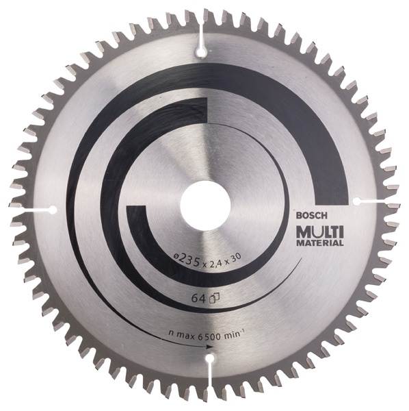 Bosch Panza fierastrau circular MultiMaterial, 2.4x30x235mm, 64T